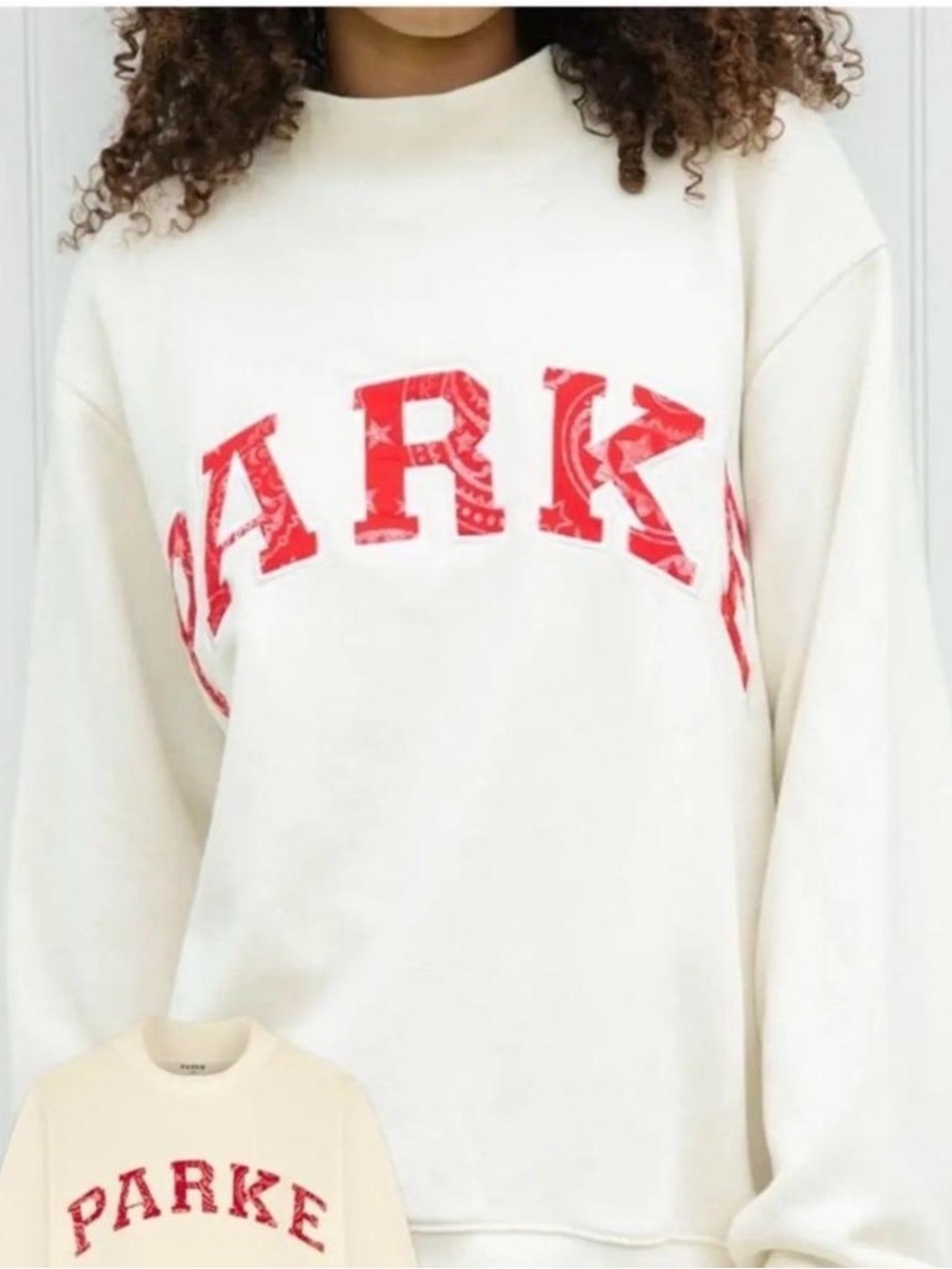 PARKE Coastal Paisley Mockneck L/XL